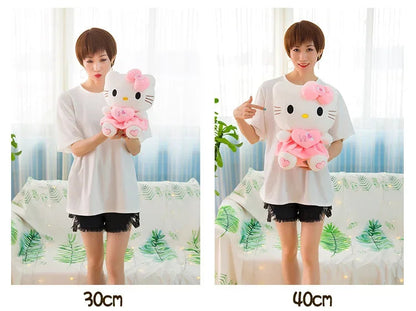 23-30cm Hello Kitty Plush Stuffed Toys Cute Anime Cartoon Soft Pillow Doll For Children Birthday Xmas Gifts My Store