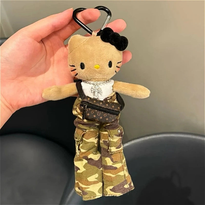 New Sanrio Plush Pendant Hello Kitty Long Leg Series Autumn/Winter Cute Bag Pendant Car Hanger Keychain Best Friend Gift My Store