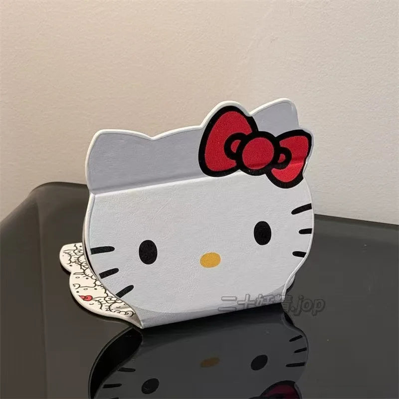 Kawaii HelloKitty Cartoon Folding Makeup Mirror Desktop Vanity Mirror Dormitory Portable Cosmetic Mirror for Girls Women My Store