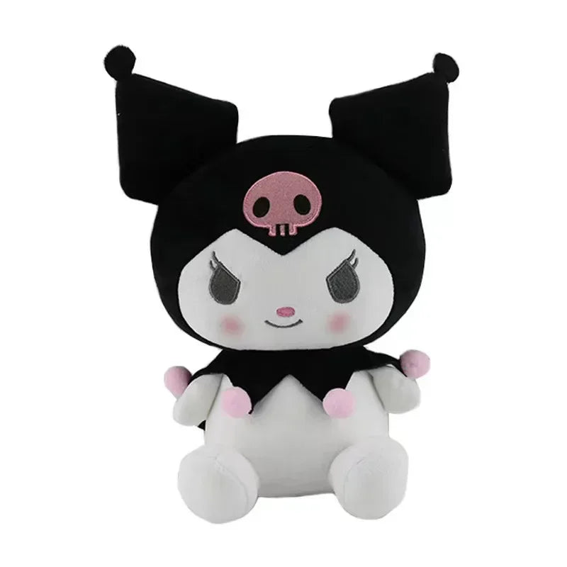 Sanrio Plush Cute hello kitty Cinnamoroll Kuromi My Melody Plush Toys Doll Pillow Anime Cartoon Kids Gifts Room Decoration Dolls My Store