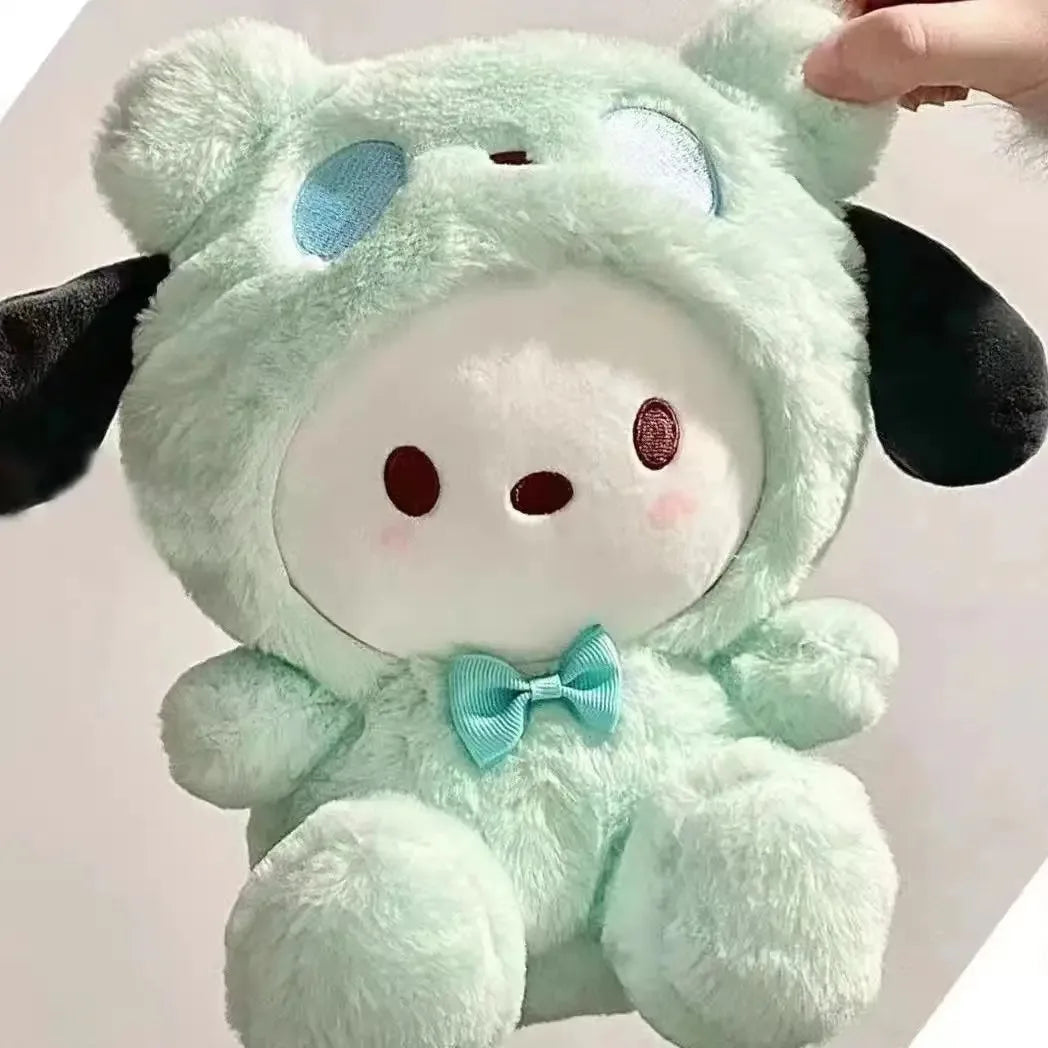 Sanrio Plush Cute hello kitty Cinnamoroll Kuromi My Melody Plush Toys Doll Pillow Anime Cartoon Kids Gifts Room Decoration Dolls My Store