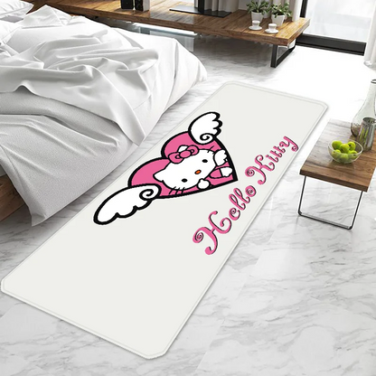 Cute cartoon Hello Kitty Sanrio Door Mat Entrance Non-slip Washable Kitchen Carpet Living Room Hallway Rugs Bathroom Bath My Store