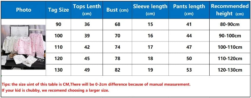Kid Cute Floral New Sleepwear 2pcs Toddler Children Homewear Pajamas Thin Spring Summer Boys Girl Air Conditioning Clothing My Store