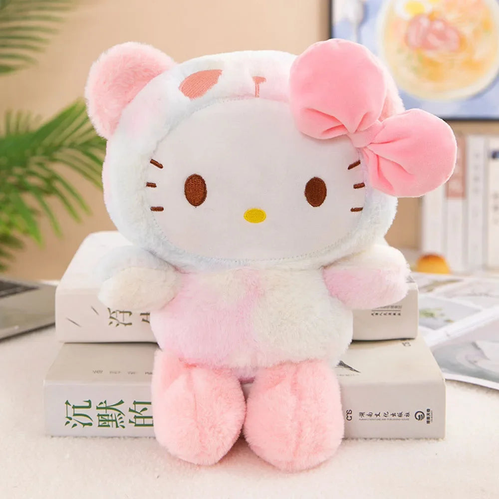 Sanrio 25cm Hello kitty Kuromi Mymelody Cinnamorol Kawaii Anime Plush Toys  Soft Stuffed Doll Plushie Pillow Xmas Gift Decor!!! My Store