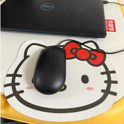 Sanrio Mouse Pad Kawaii Cinnamoroll Non Slip Table Pad Kuromi Melody Y2k Black Pink Coffee Pad Soft Mouse Pad Girl Toy Gift My Store
