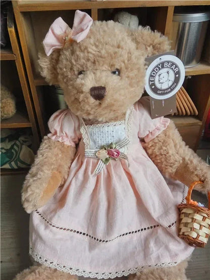 1pc  45cm cute Teddy Bear Plush Toys  Stuffed Animal Doll Teddy Bear with clothes kidz children gifts girl christmas presents My Store