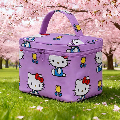 New Sanrio Hello Kitty Storage Bag Kawaii Large Capacity Skincare and Beauty Bag Ins Korean Cartoon Anime Friends Gift My Store