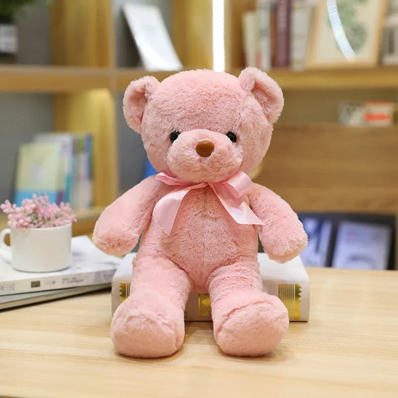 30cm 16 Styles Bear Plush Toy Soft Stuffed Animal Doll Small Pink Gray White Teddy Bear Doll Lovely Birthday Gifts For Girl Boy My Store