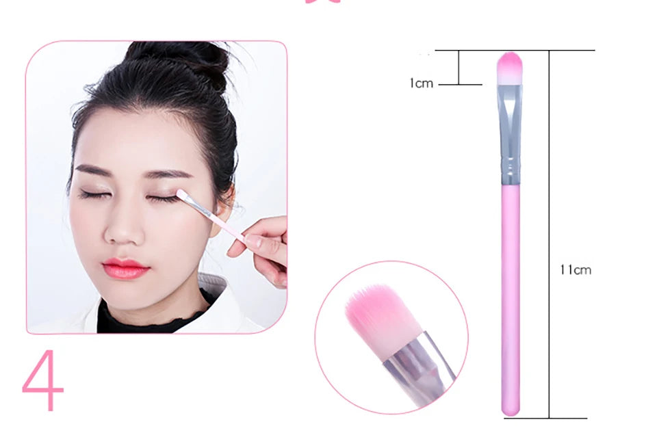 Hello Kitty 7Pcs Makeup Brush Set Kawaii Y2K Multifunctional Cosmetics Tool With Storage Case Cute Gift For Women Girls My Store