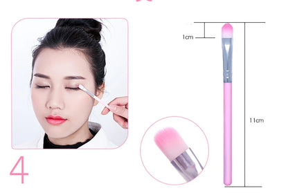 Hello Kitty 7Pcs Makeup Brush Set Kawaii Y2K Multifunctional Cosmetics Tool With Storage Case Cute Gift For Women Girls My Store