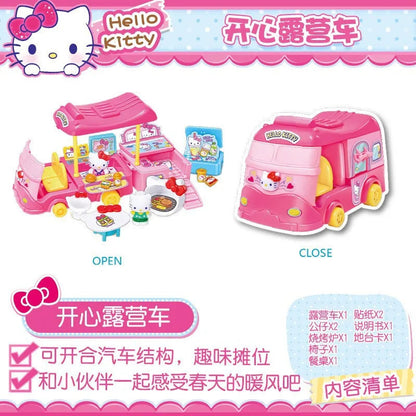 Sanrio Hello Kitty Small Appliances Refrigerator Oven Rice Cooker Girl Simulation Play House Toy Set Kawaii Child Birthday Gift My Store