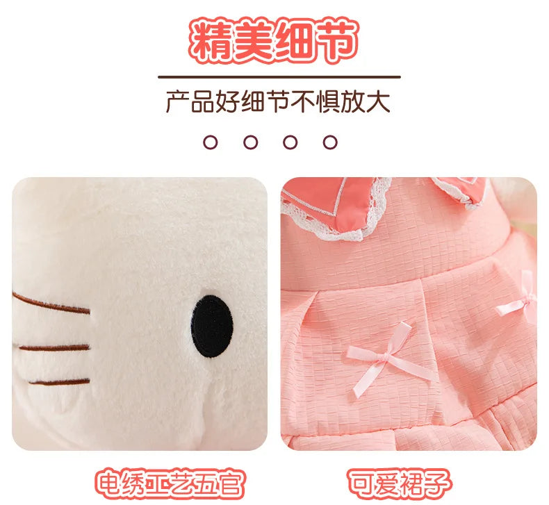 40/50cm Sanrio Hello Kitty Anime Hello Kitty Stuffed Toys Plushier Soft Pillow Birthday Gifts Kawaii Hello Kitty Plush Dolls My Store