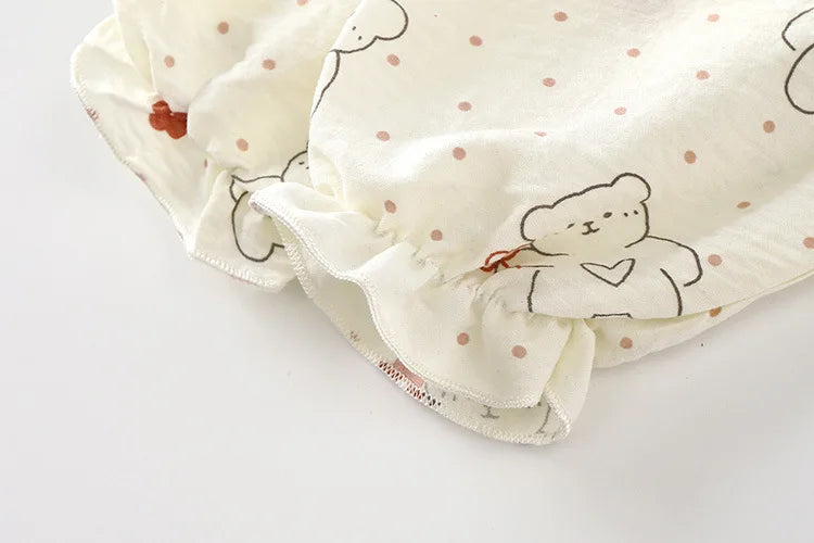 Kid Cute Floral New Sleepwear 2pcs Toddler Children Homewear Pajamas Thin Spring Summer Boys Girl Air Conditioning Clothing My Store