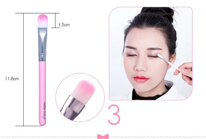 Hello Kitty 7Pcs Makeup Brush Set Kawaii Y2K Multifunctional Cosmetics Tool With Storage Case Cute Gift For Women Girls My Store