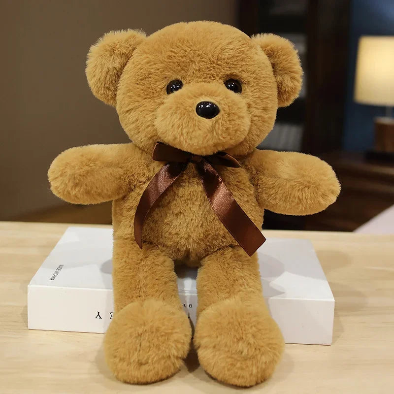 30cm 16 Styles Bear Plush Toy Soft Stuffed Animal Doll Small Pink Gray White Teddy Bear Doll Lovely Birthday Gifts For Girl Boy My Store