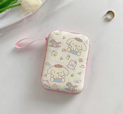 Cartoon Sanrio Data Cable Headphone portable hard drive Storage Bag Charger Protective Case coin purse Travel essentials gifts My Store