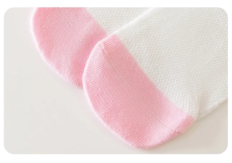 3 Pairs Spring and Summer Cartoon Anime Hello Kitty Pattern Girls Over knee Socks Cotton Comfortable and Soft Casual Girls Socks My Store