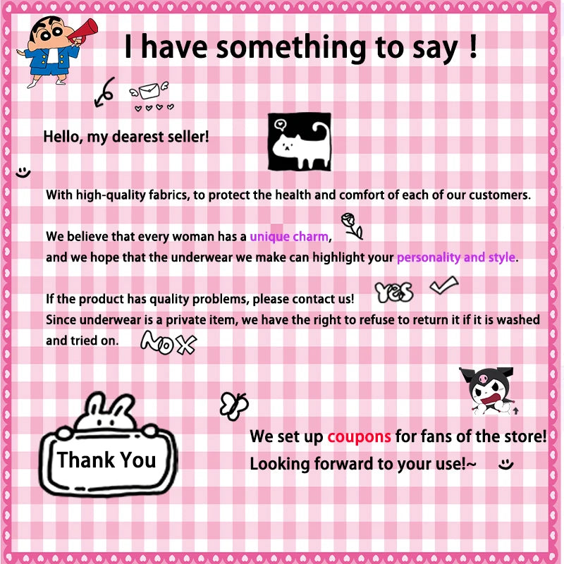 Kawaii Hello Kitty Lingerie Set Cartoon Bra Briefs Women Underwear Soft Comfortable Breathable Wireless Push Up Bra Girl Panties My Store