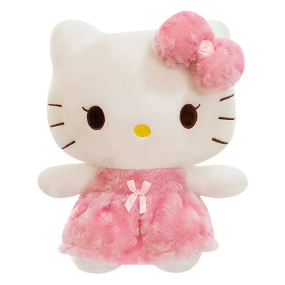60CM Anime Sanrio Hello Kitty My Melody Rose Series Cartoon Plush Doll PP Cotton Filled Pillow Kawaii Sofa Ornament Holiday Gift My Store