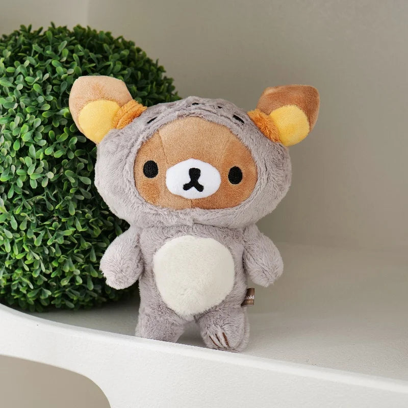 White Strawberry Rilakkuma Plush collection Teddy Bear Peluche Anime Bear Kuma Plushies Stuffed Doll Kawaii Room Decor Girl Gift My Store