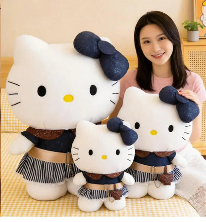 40-80CM Large Big Size Hello Kitty Plushies Sanrio Cartoon Anime Peluche Comfortable Soft Doll Ornament Children's Toy Gifts My Store
