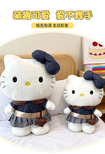 40-80CM Large Big Size Hello Kitty Plushies Sanrio Cartoon Anime Peluche Comfortable Soft Doll Ornament Children's Toy Gifts My Store