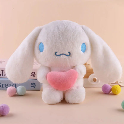 22cm Sanrio Hello Kitty Kuromi Pillow KT Plush Toy Girls Soft Stuffed Animal Toys Heart My Melody Cinnamoroll Stuff Doll Gifts My Store