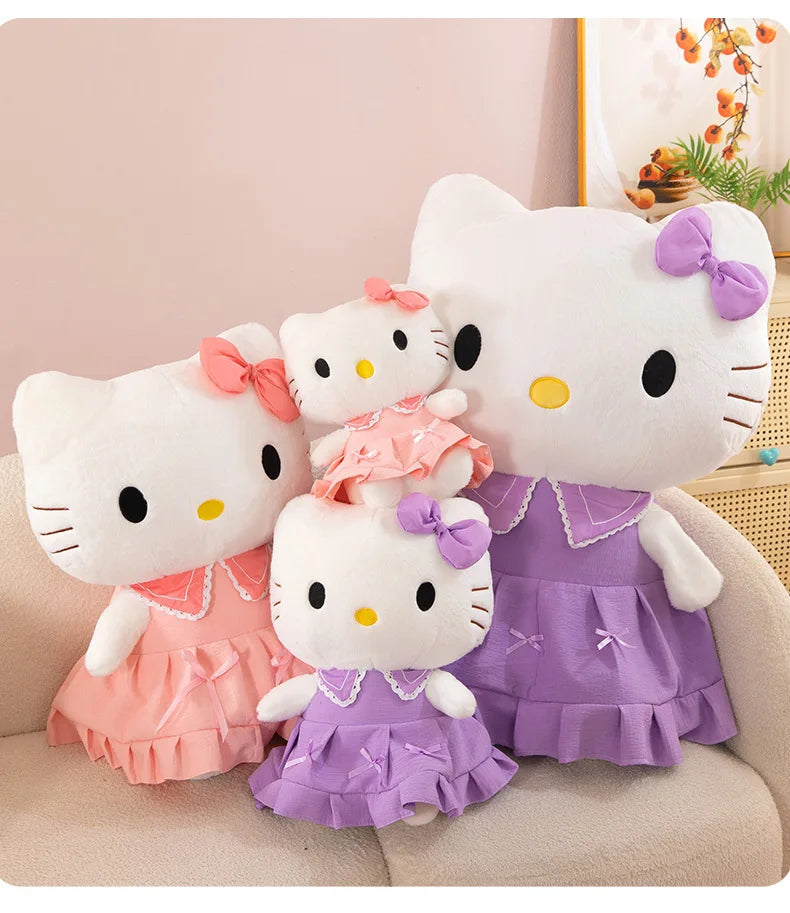 40/50cm Sanrio Hello Kitty Anime Hello Kitty Stuffed Toys Plushier Soft Pillow Birthday Gifts Kawaii Hello Kitty Plush Dolls My Store