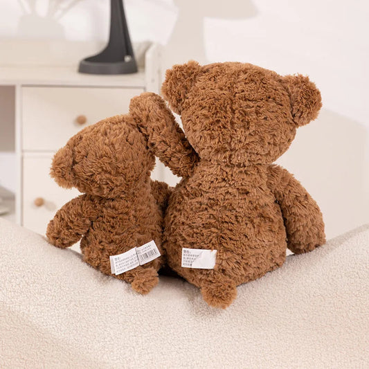 40-80cm Classic Teddy Bear Plush Dolls Cute Brown Bear Plushies with Bow Decor Lovely Birthday Gift Large Hug Pillow For Girl My Store