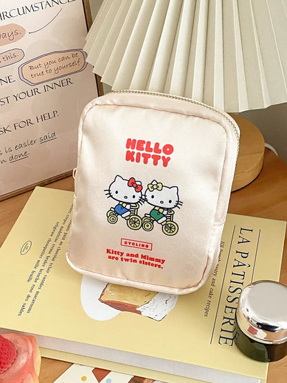 Kawaii Hello Kitty Handbag Cute Cartoon Wallet Student Stationery Girl Toilet Waterproof Storage Bag Women Accessories Wholesale My Store