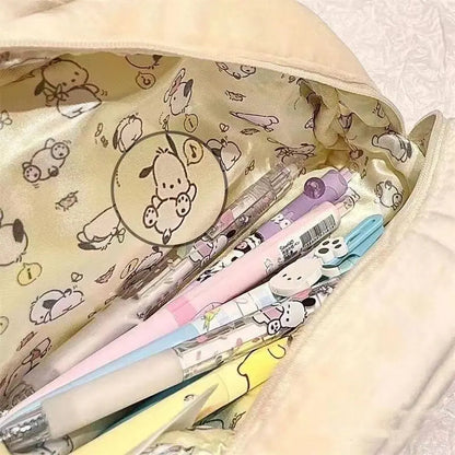 Hello Kitty Bag Pochacco High-capacity Cute Cartoon Stationery Pencil Case Delicate Convenient Students' Supplies Storage Bag My Store