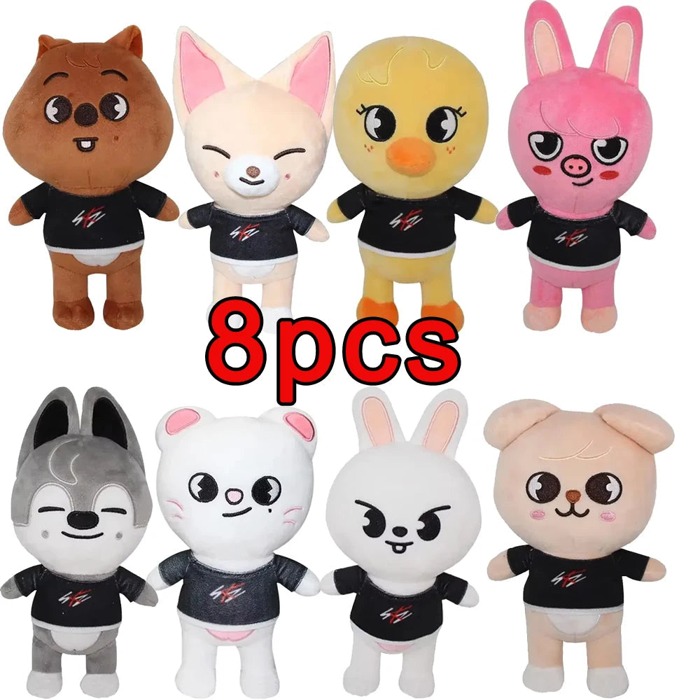 23-50cm Skzoo Plush Toy Wolfchan Kawaii Cartoon Stuffed Animal Plushie Doll Large Size Stray kids Plush Sleeping Pillow Gift My Store