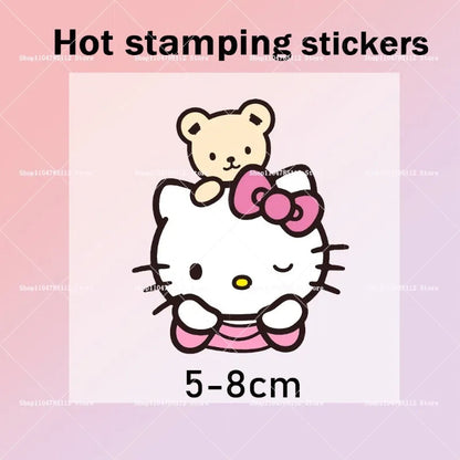 Hello Kitty Wallet PU Lychee Pattern Women Wallets Anime Cartoon New Clutch Money Pouch Trend Fashion Multifunctional Purse Gift My Store