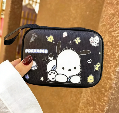 Cartoon Sanrio Data Cable Headphone portable hard drive Storage Bag Charger Protective Case coin purse Travel essentials gifts My Store
