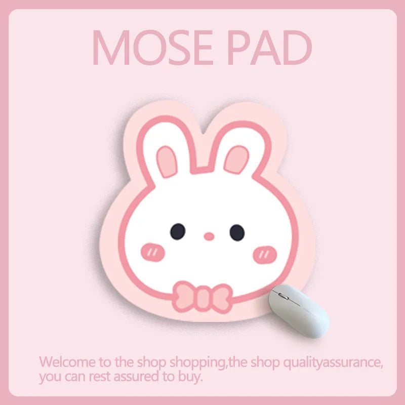 Sanrio Mouse Pad Kawaii Cinnamoroll Non Slip Table Pad Kuromi Melody Y2k Black Pink Coffee Pad Soft Mouse Pad Girl Toy Gift My Store