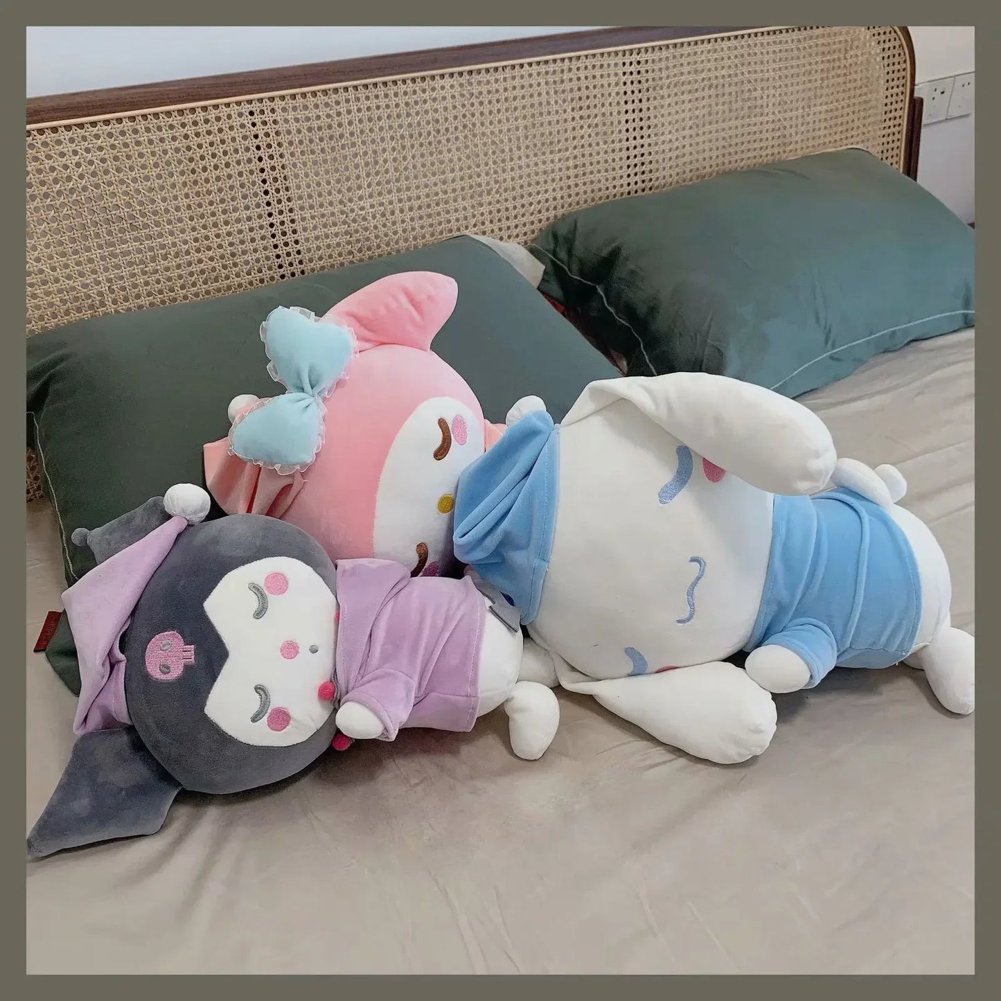 Sanrio Plush Cinnamoroll Doll Melody Kuromi Doll Plushie Toy Kawaii Anime Sweet Lovely Cartoon Cute Soft Birthday Gift For Girls My Store