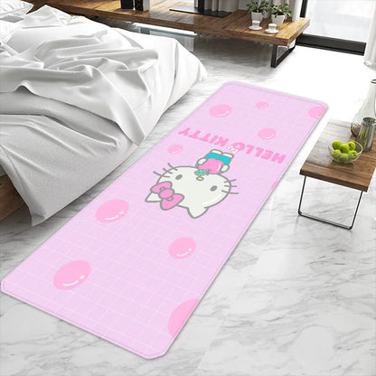 Cute cartoon Hello Kitty Sanrio Door Mat Entrance Non-slip Washable Kitchen Carpet Living Room Hallway Rugs Bathroom Bath My Store
