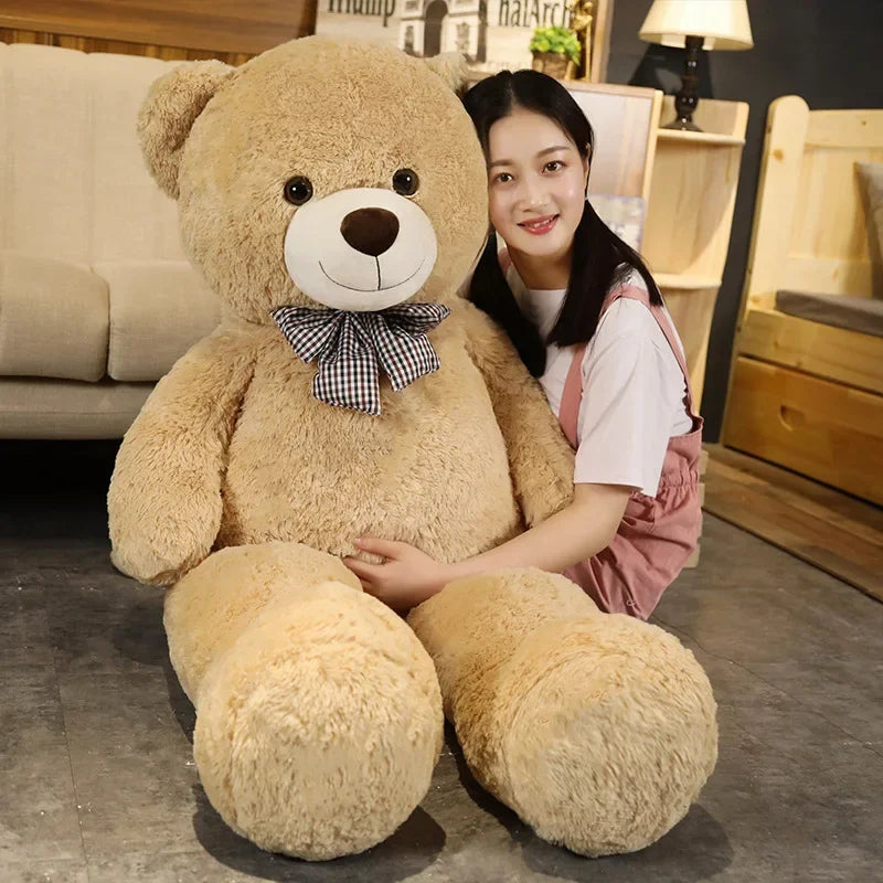 Giant Size American Teddy Bear Plush Toy Big Stuffed Animals Dolls Birthday Valentines Day Gift Soft Pillow for Grilfriend Girl My Store