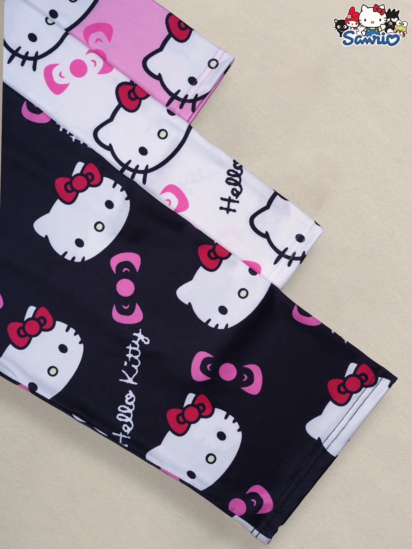 [Hello Kitty Pajama Pants] 3pcs Sanrio Hello Kitty Women's Pajama Pants | Anime Cartoon Couple Sleepwear Trousers, Leisure Home My Store