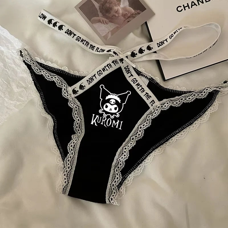 Hello Kitty Underwear Made Pure Cotton Dopamine Breathable Sweat Absorbing Swimsuit No Trace Girl Shorts Cute Women Accessories My Store