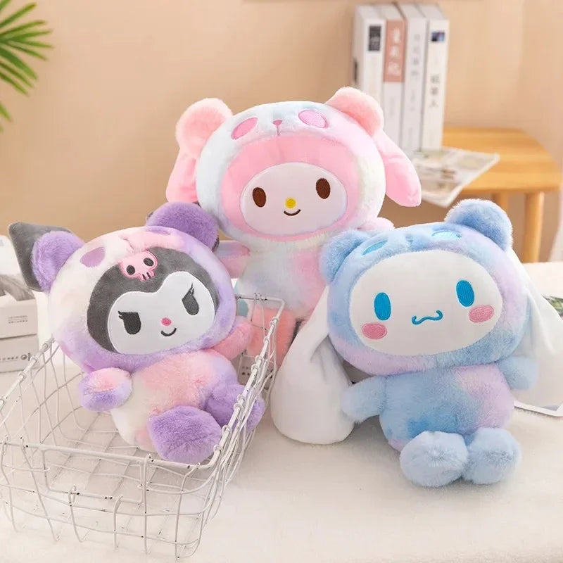 Sanrio 25cm Hello kitty Kuromi Mymelody Cinnamorol Kawaii Anime Plush Toys  Soft Stuffed Doll Plushie Pillow Xmas Gift Decor!!! My Store