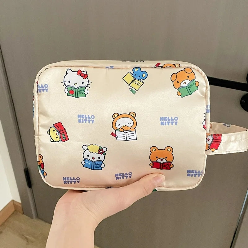 Kawaii Hello Kitty Handbag Cute Cartoon Wallet Student Stationery Girl Toilet Waterproof Storage Bag Women Accessories Wholesale My Store