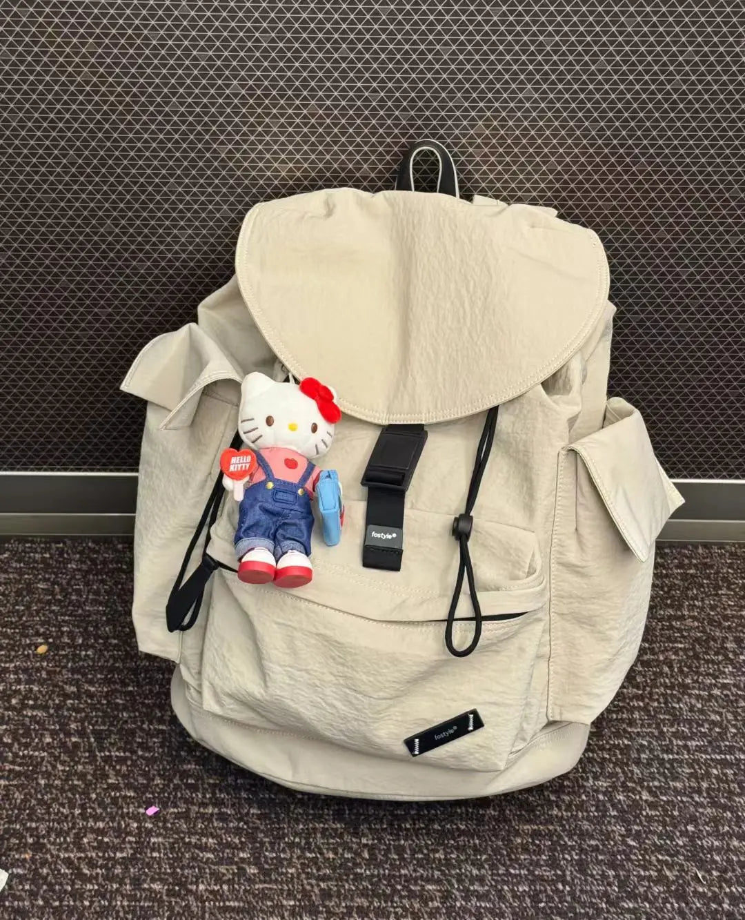 Series Hellokitty Celebrity Style Denim Long Leg Bag Cute Cartoon Backpack Ornament Fashion Accessories Gift for Girls Fans My Store