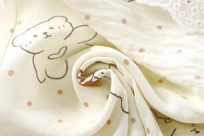 Kid Cute Floral New Sleepwear 2pcs Toddler Children Homewear Pajamas Thin Spring Summer Boys Girl Air Conditioning Clothing My Store
