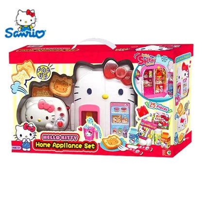 Sanrio Hello Kitty Small Appliances Refrigerator Oven Rice Cooker Girl Simulation Play House Toy Set Kawaii Child Birthday Gift My Store