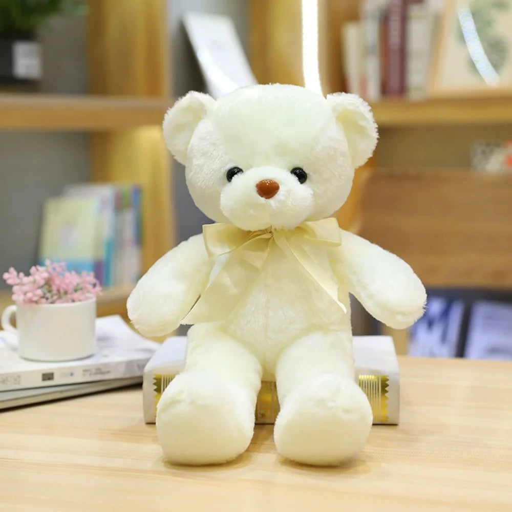 30cm 16 Styles Bear Plush Toy Soft Stuffed Animal Doll Small Pink Gray White Teddy Bear Doll Lovely Birthday Gifts For Girl Boy My Store