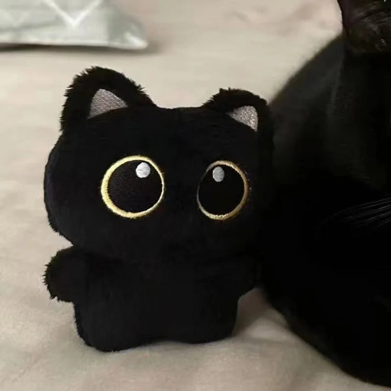 New Cute Black Cat plush toy Doll Small Pendant Cuddly Pillow Cushion Ins Black Cat Plush Toy Doll for Boy Girl Birthday Gifts My Store