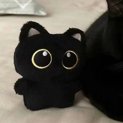 New Cute Black Cat plush toy Doll Small Pendant Cuddly Pillow Cushion Ins Black Cat Plush Toy Doll for Boy Girl Birthday Gifts My Store