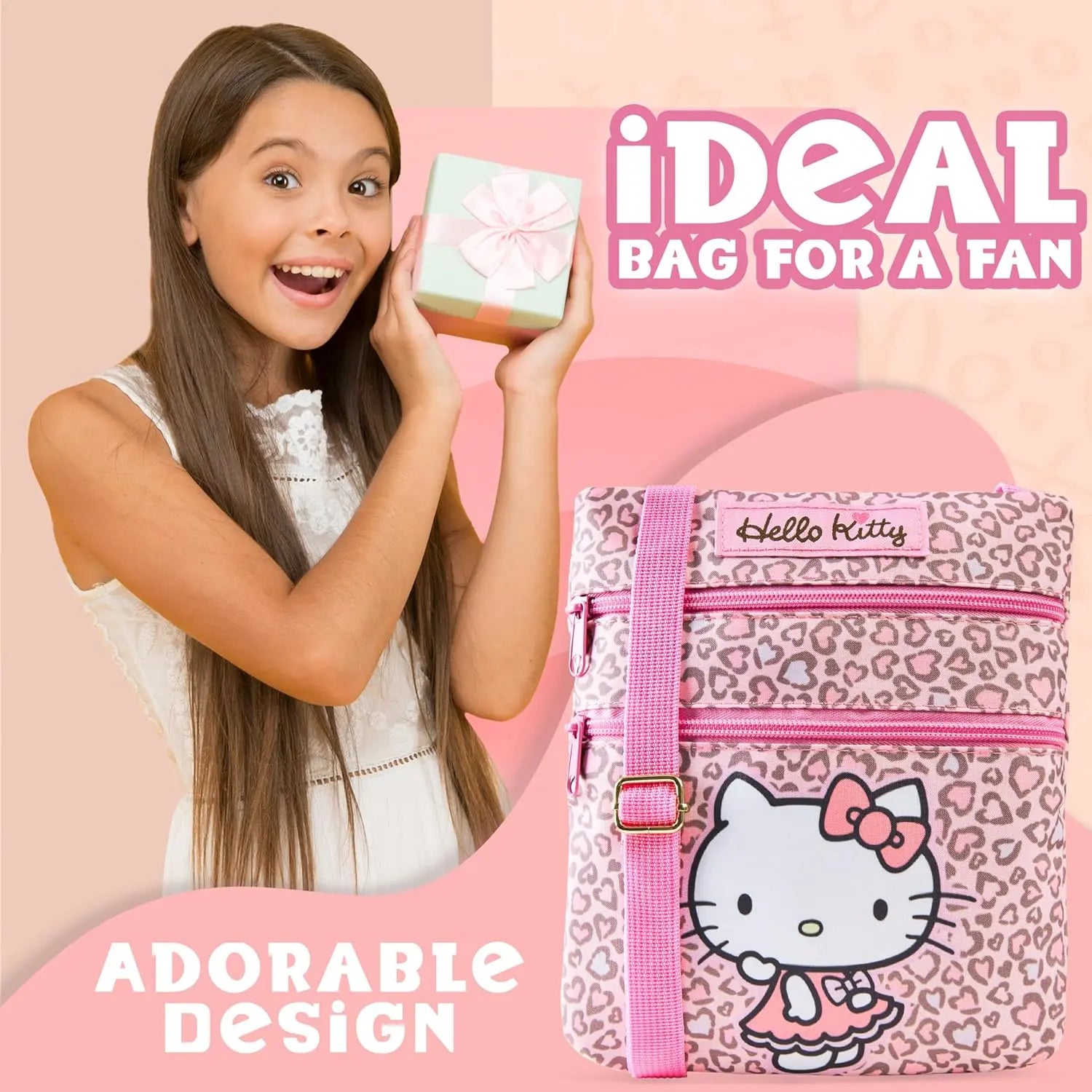 Hello Kitty Sanrio Bag Girls Teens Women Kawaii Anime Shoulder Cross Body Bag Kuromi My Melody Fashion Shopping Travel Gifts My Store
